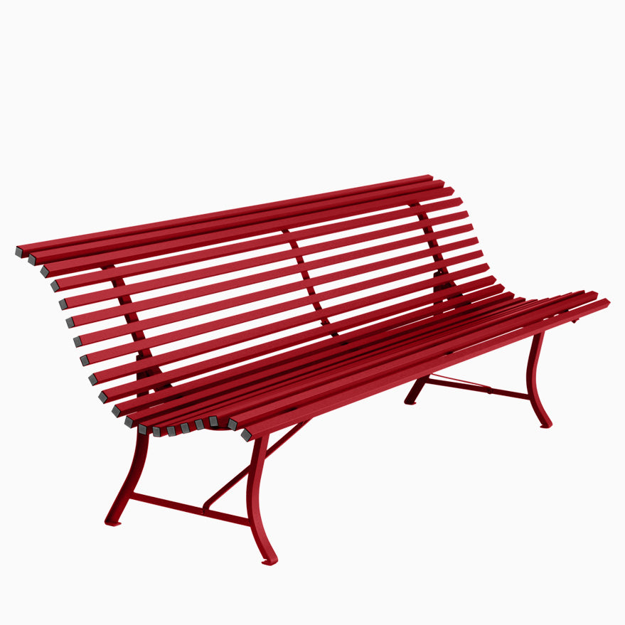 Fermob Louisiane Bench 200cm Poppy