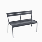 Fermob Luxembourg Bench with Backrest Anthracite