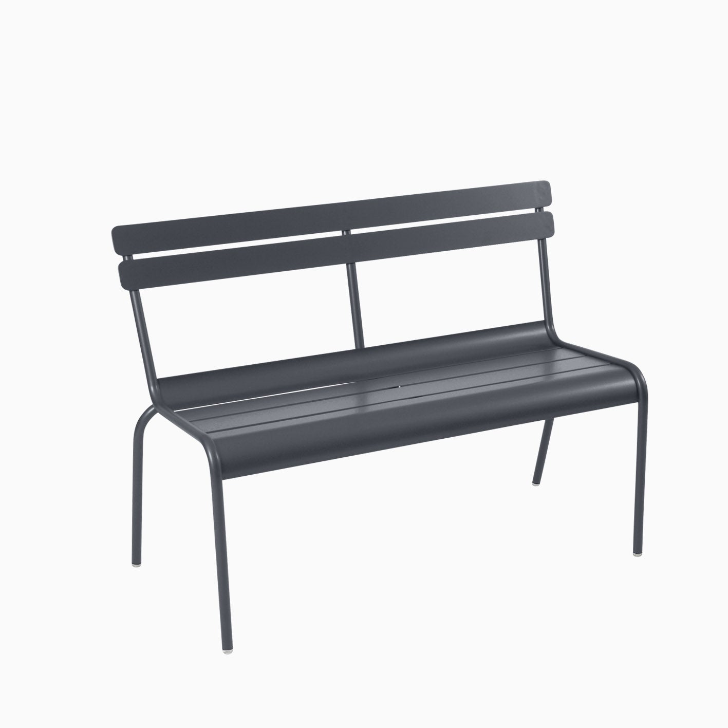 Fermob Luxembourg Bench with Backrest Anthracite