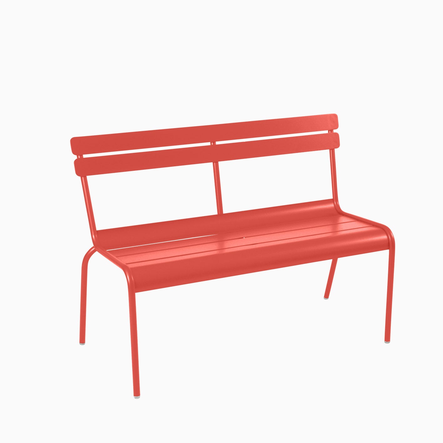 Fermob Luxembourg Bench with Backrest Capucine