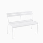Fermob Luxembourg Bench with Backrest Cotton White