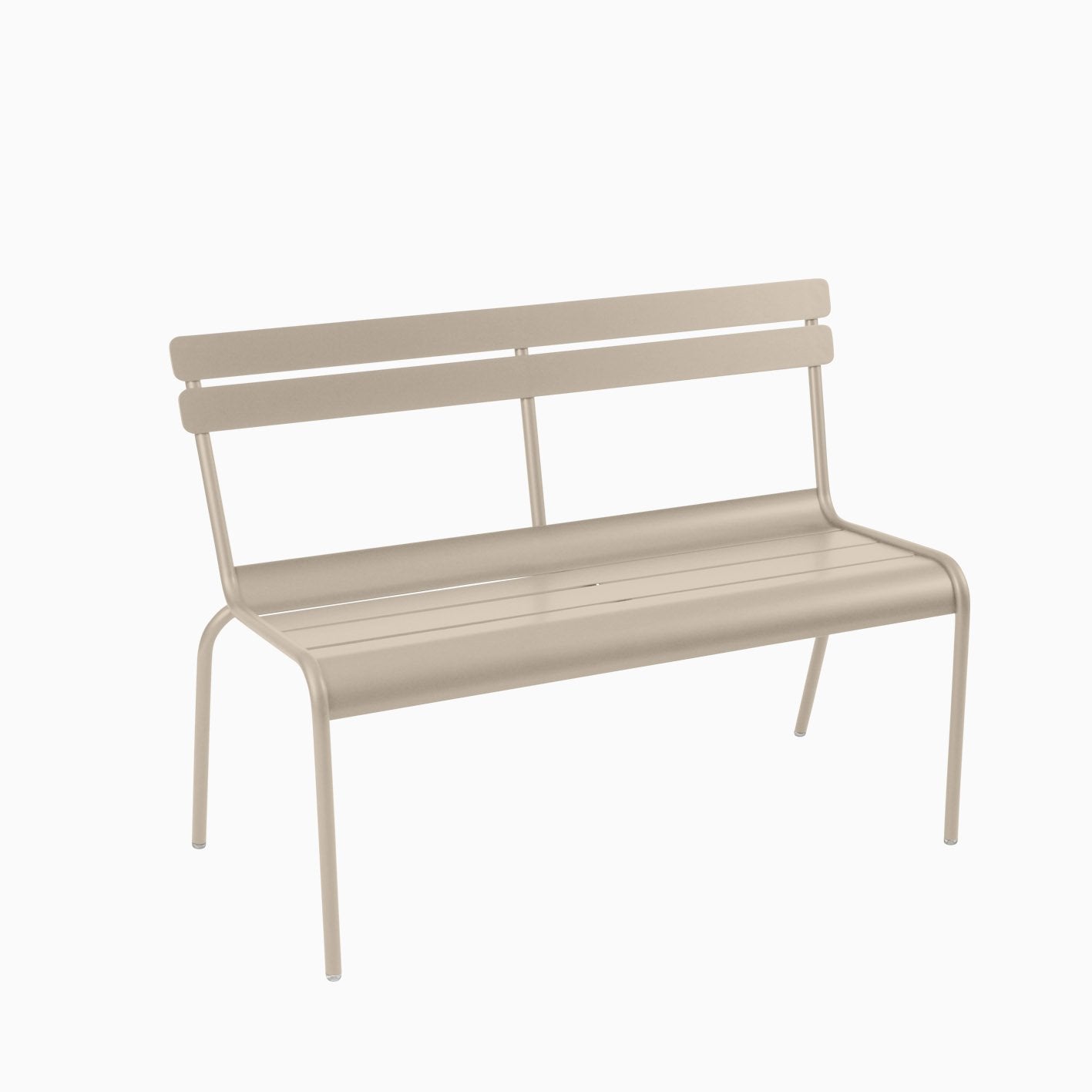 Fermob Luxembourg Bench with Backrest Nutmeg