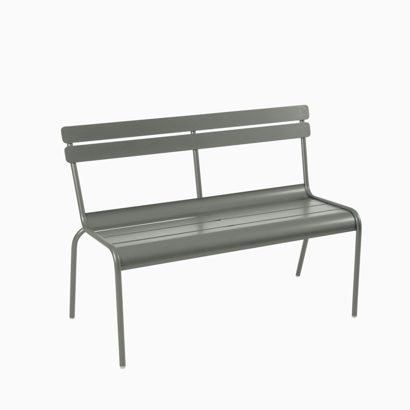 Fermob Luxembourg Bench with Backrest Rosemary