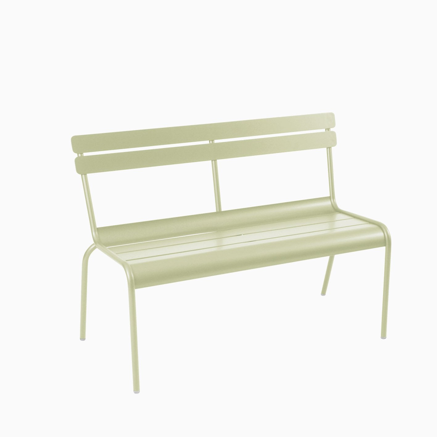 Fermob Luxembourg Bench with Backrest Willow Green
