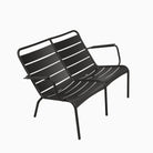 Fermob Luxembourg Duo Low Armchair Liquorice