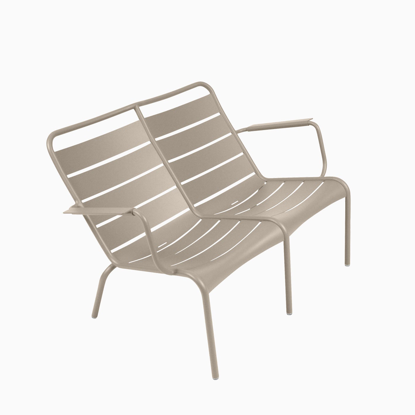 Fermob Luxembourg Duo Low Armchair Nutmeg