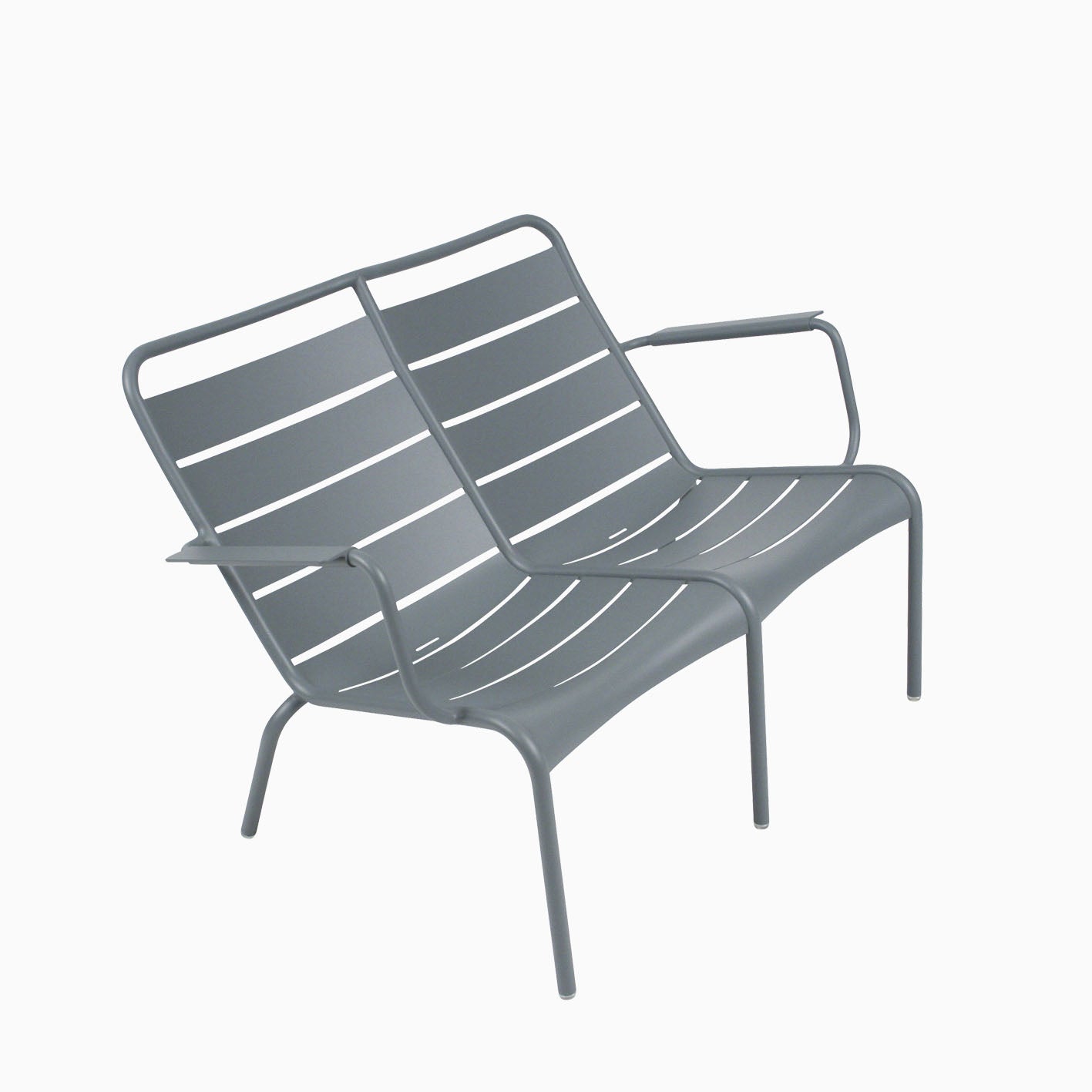 Fermob Luxembourg Duo Low Armchair Storm Grey