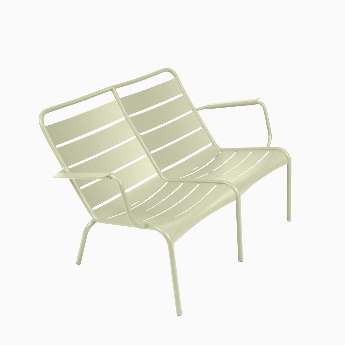 Fermob Luxembourg Duo Low Armchair Willow Green