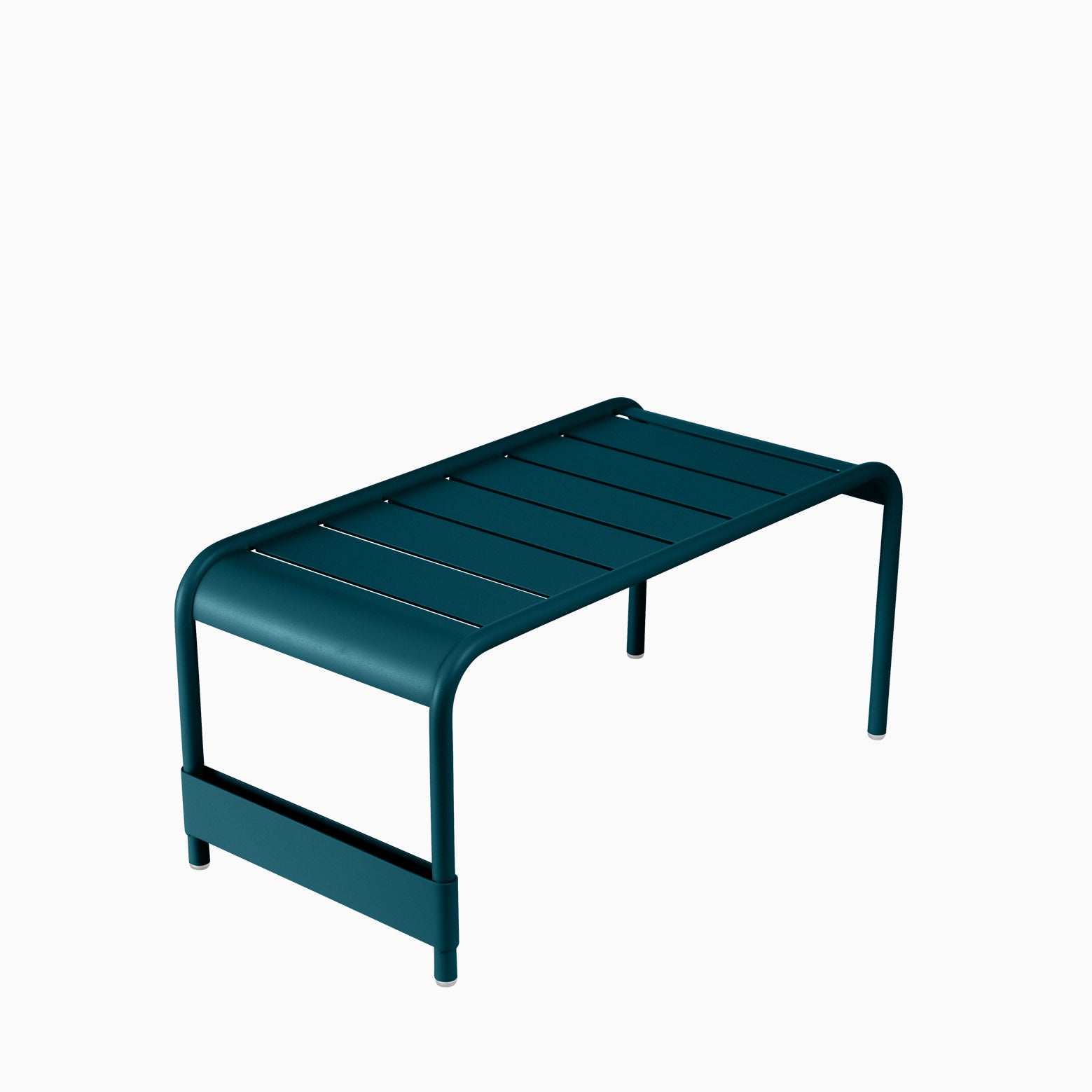 Fermob Luxembourg Low Table Garden Bench Acapulco Blue