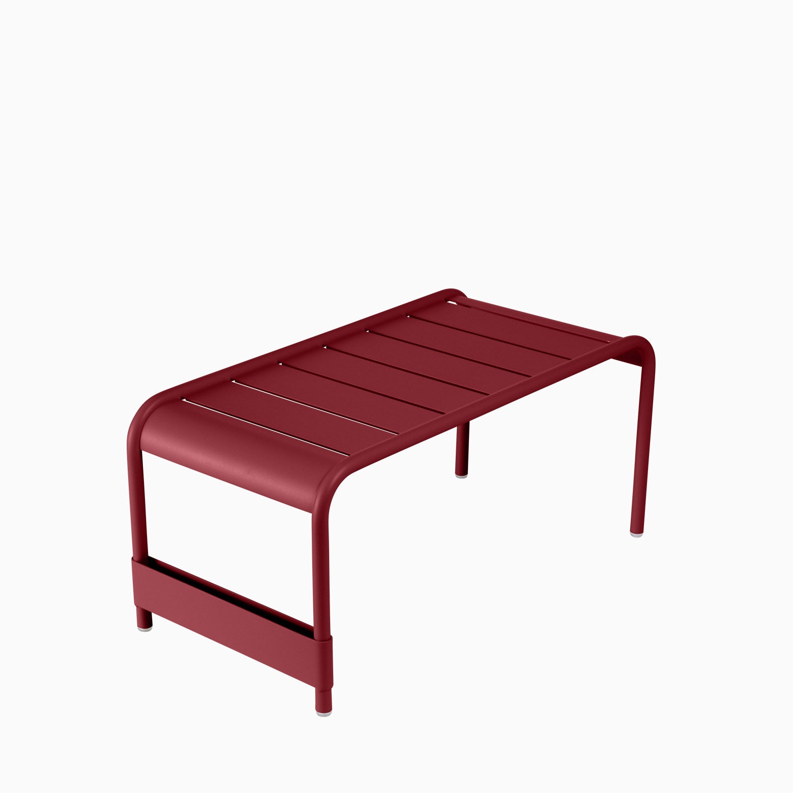 Fermob Luxembourg Low Table Garden Bench Chilli