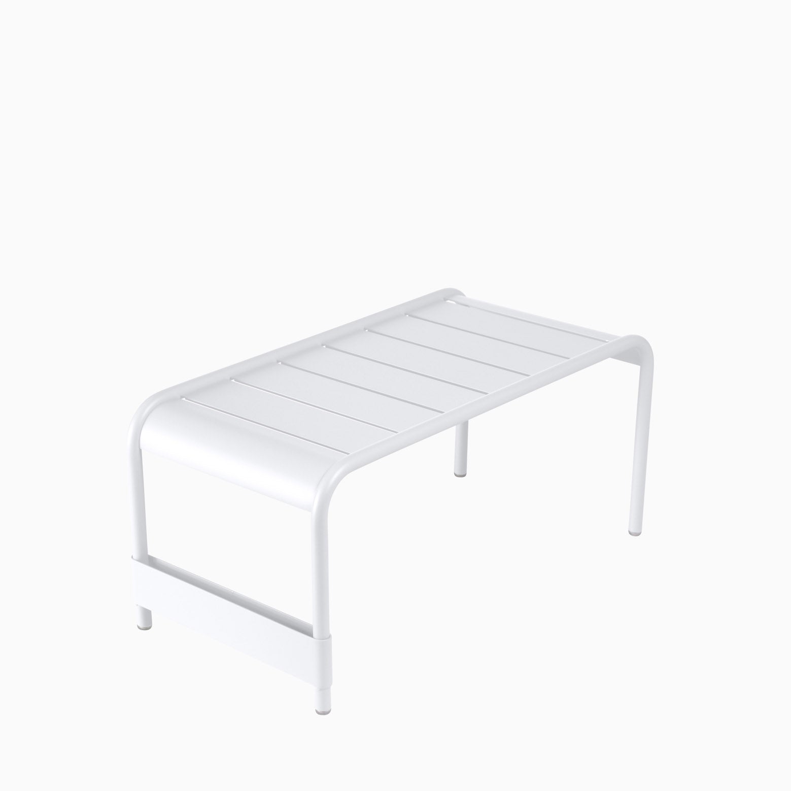 Fermob Luxembourg Low Table Garden Bench Cotton White
