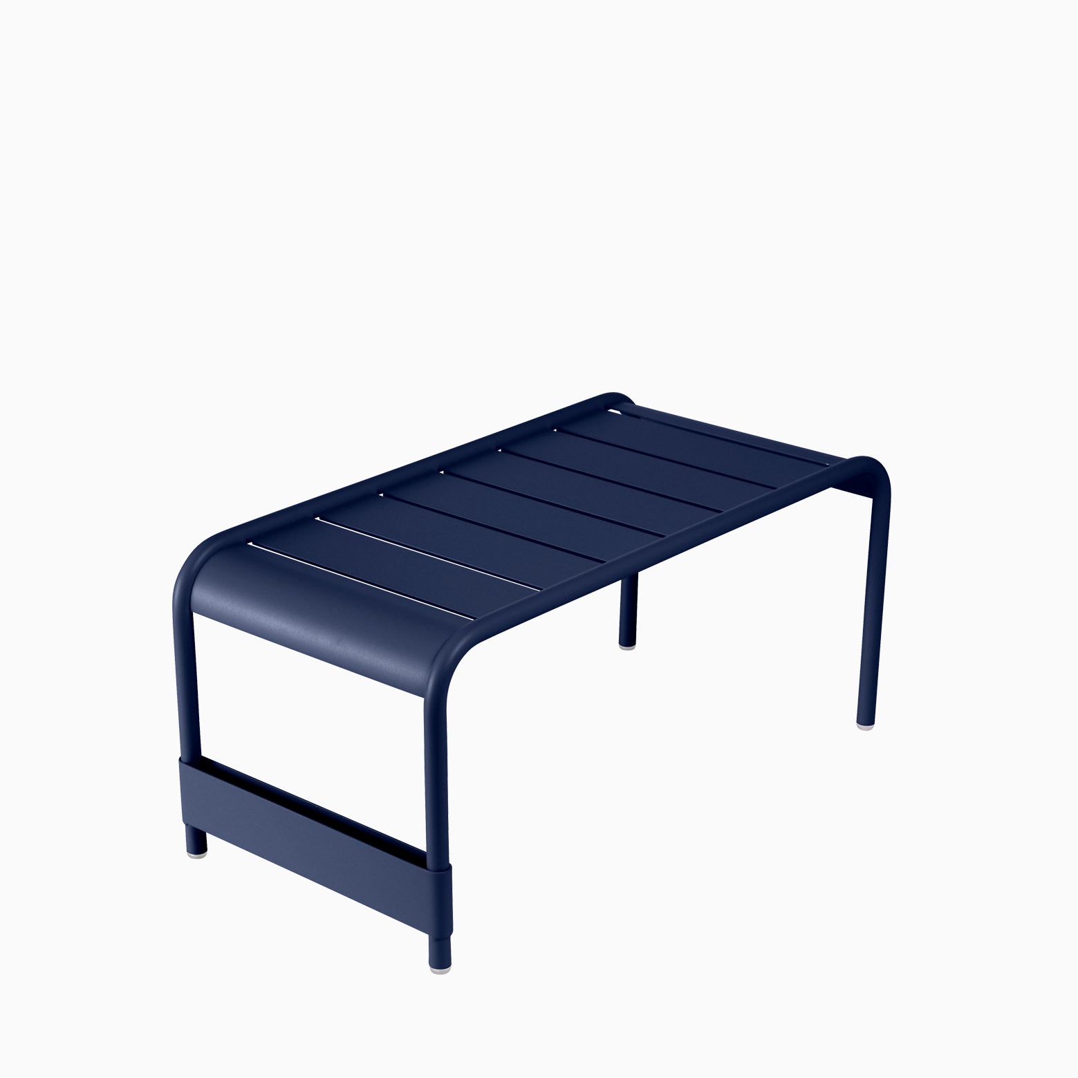 Fermob Luxembourg Low Table Garden Bench Deep Blue