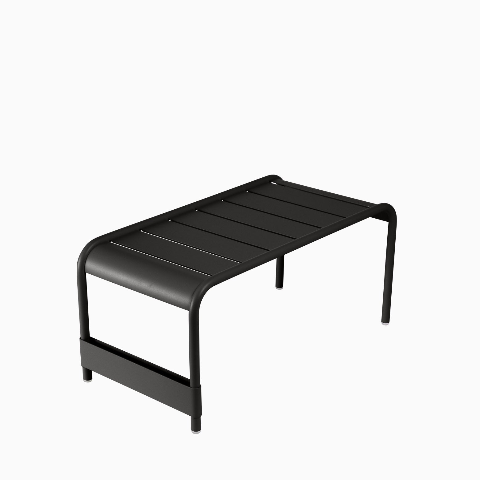 Fermob Luxembourg Low Table Garden Bench Liquorice