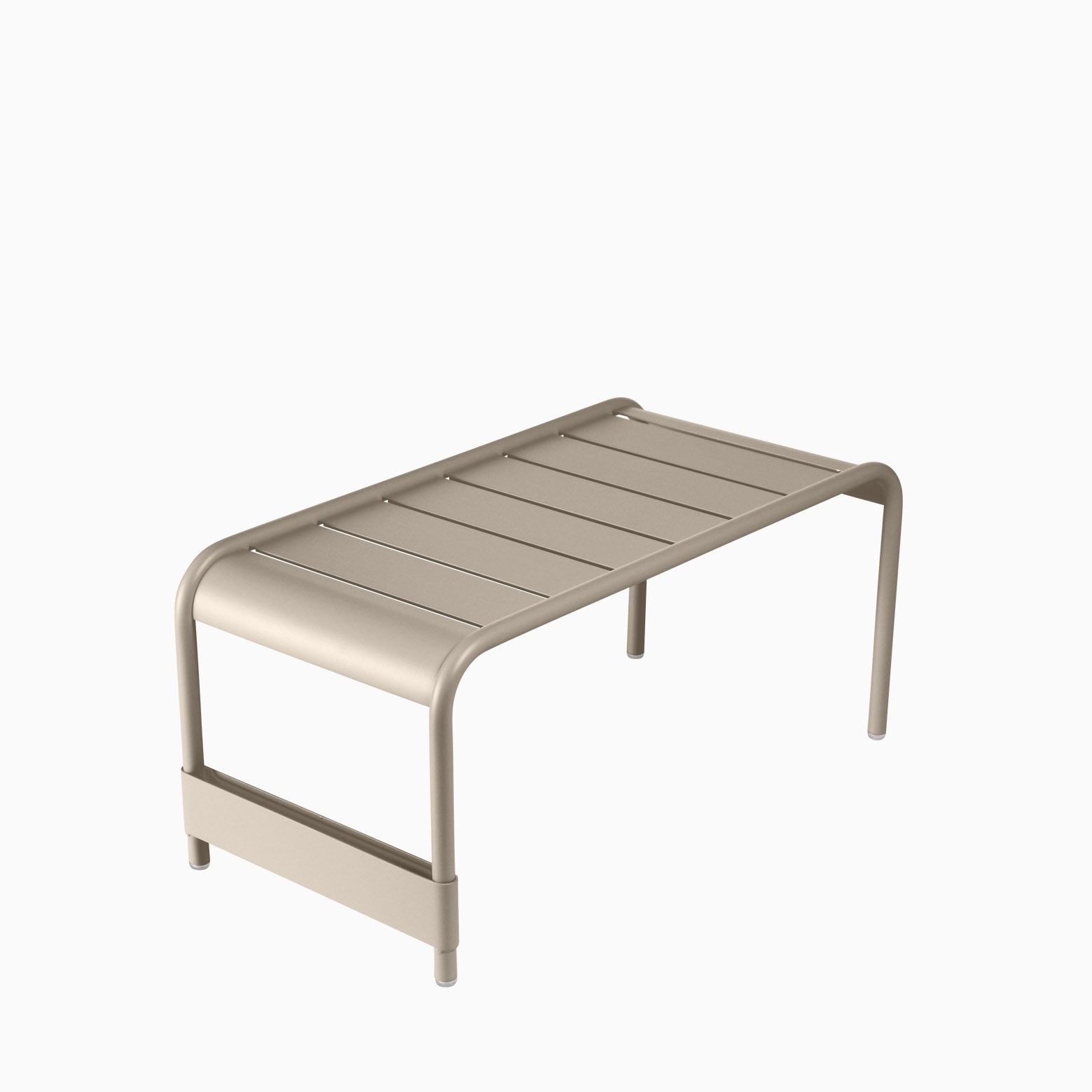 Fermob Luxembourg Low Table Garden Bench Nutmeg