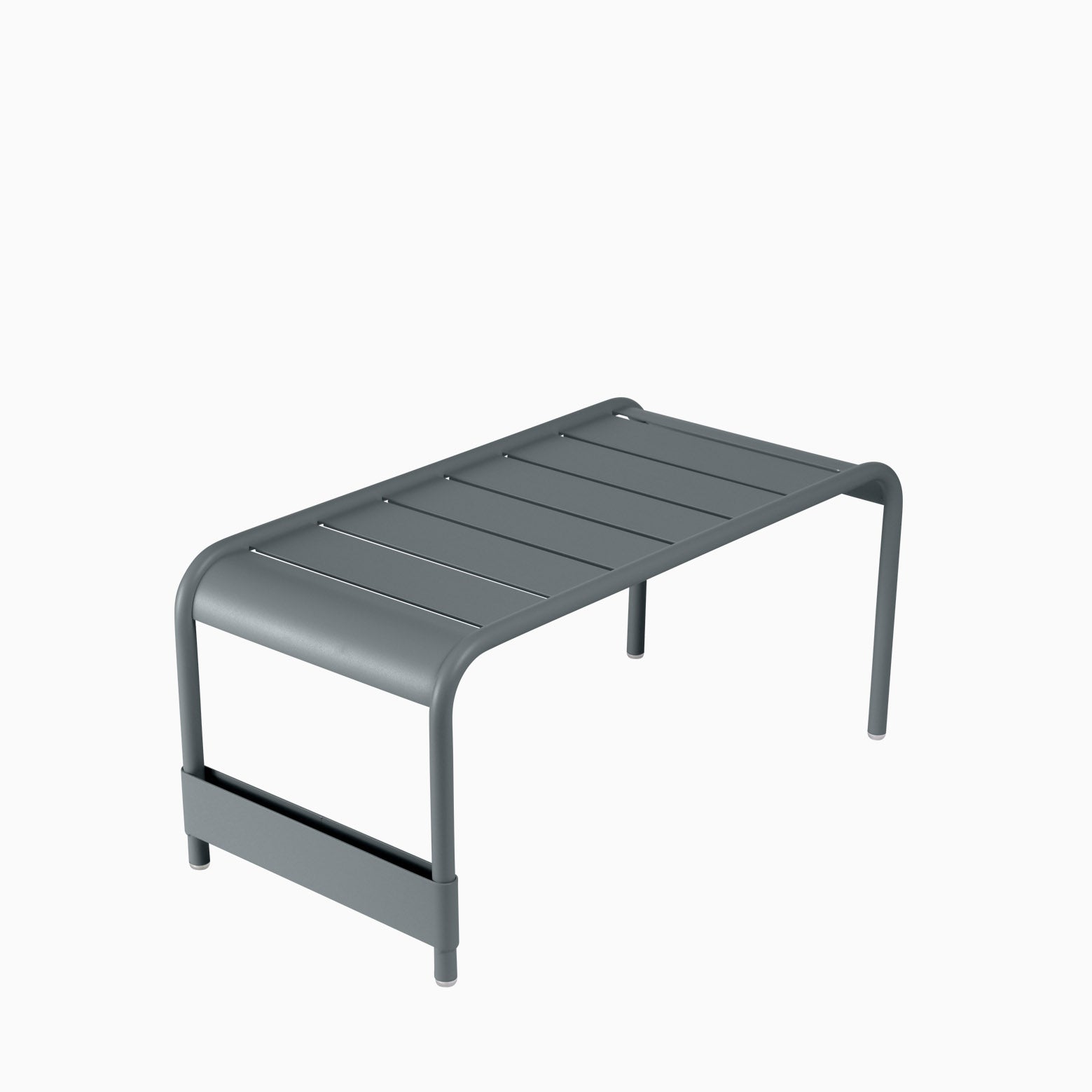 Fermob Luxembourg Low Table Garden Bench Storm Grey