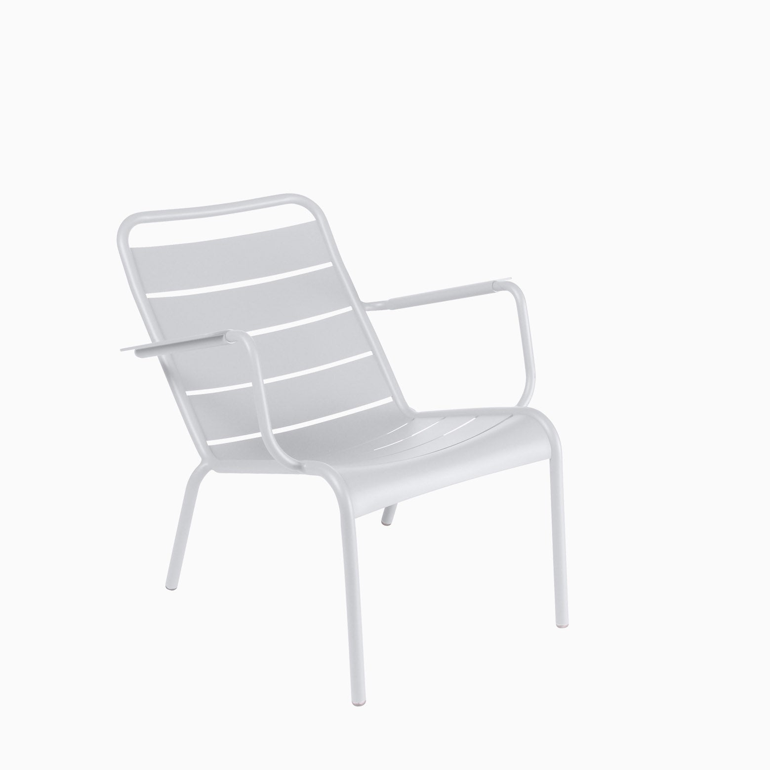 Fermob Luxembourg Low Armchair Cotton White