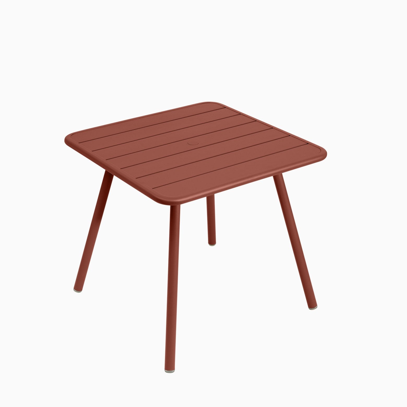 Fermob Luxembourg Square Table Red Ochre