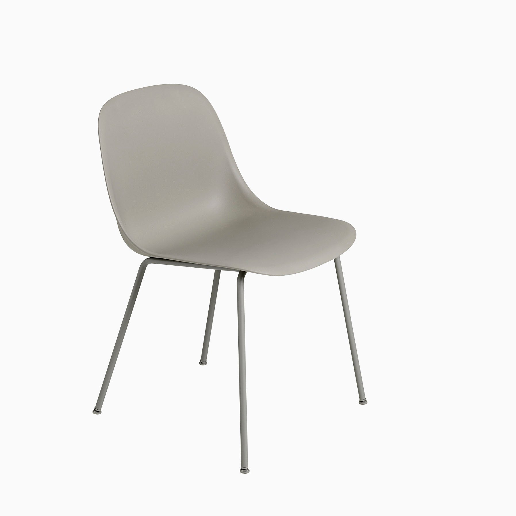 Muuto Fiber Side Chair Tube Base Grey