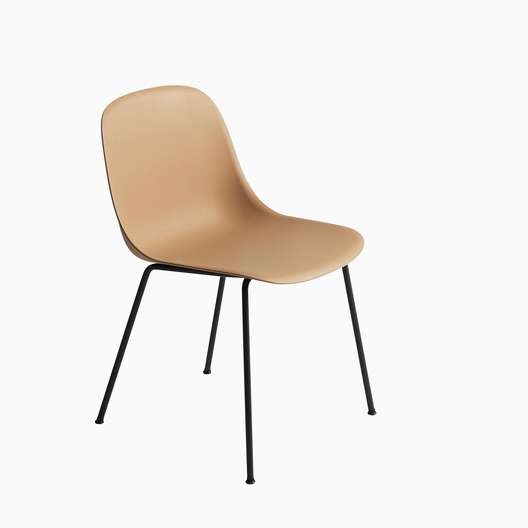 Muuto Fiber Side Chair Tube Base Ochre