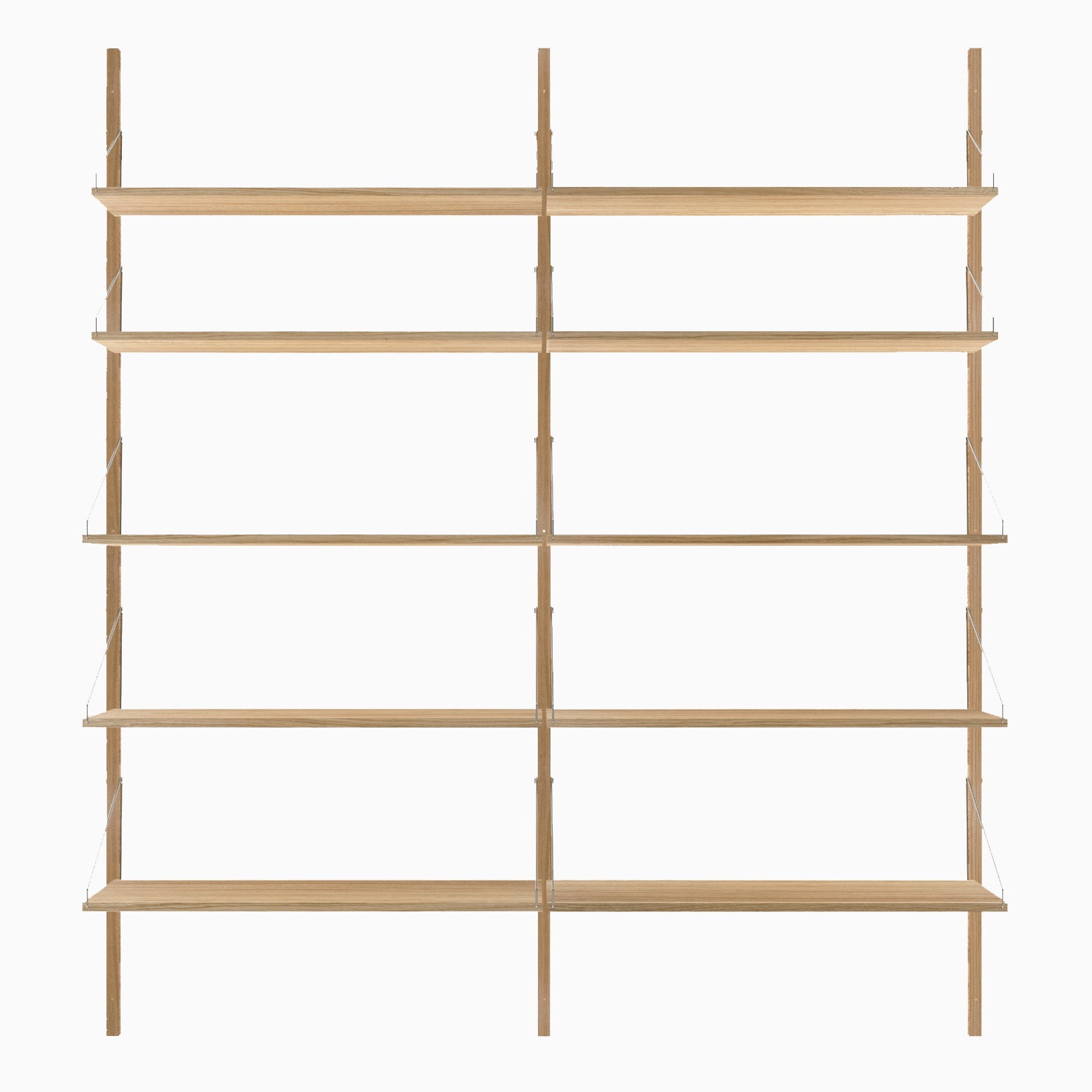 Frama Shelf Library H1852 Double Section Natural