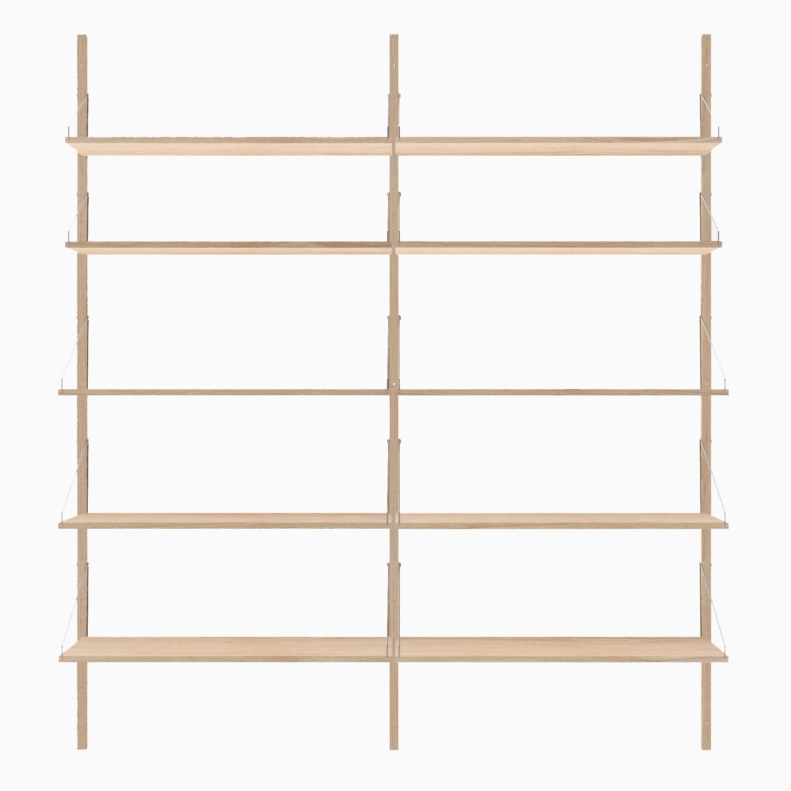Frama Shelf Library H1852 Double Section White