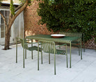 HAY Palissade Dining Armchair Olive