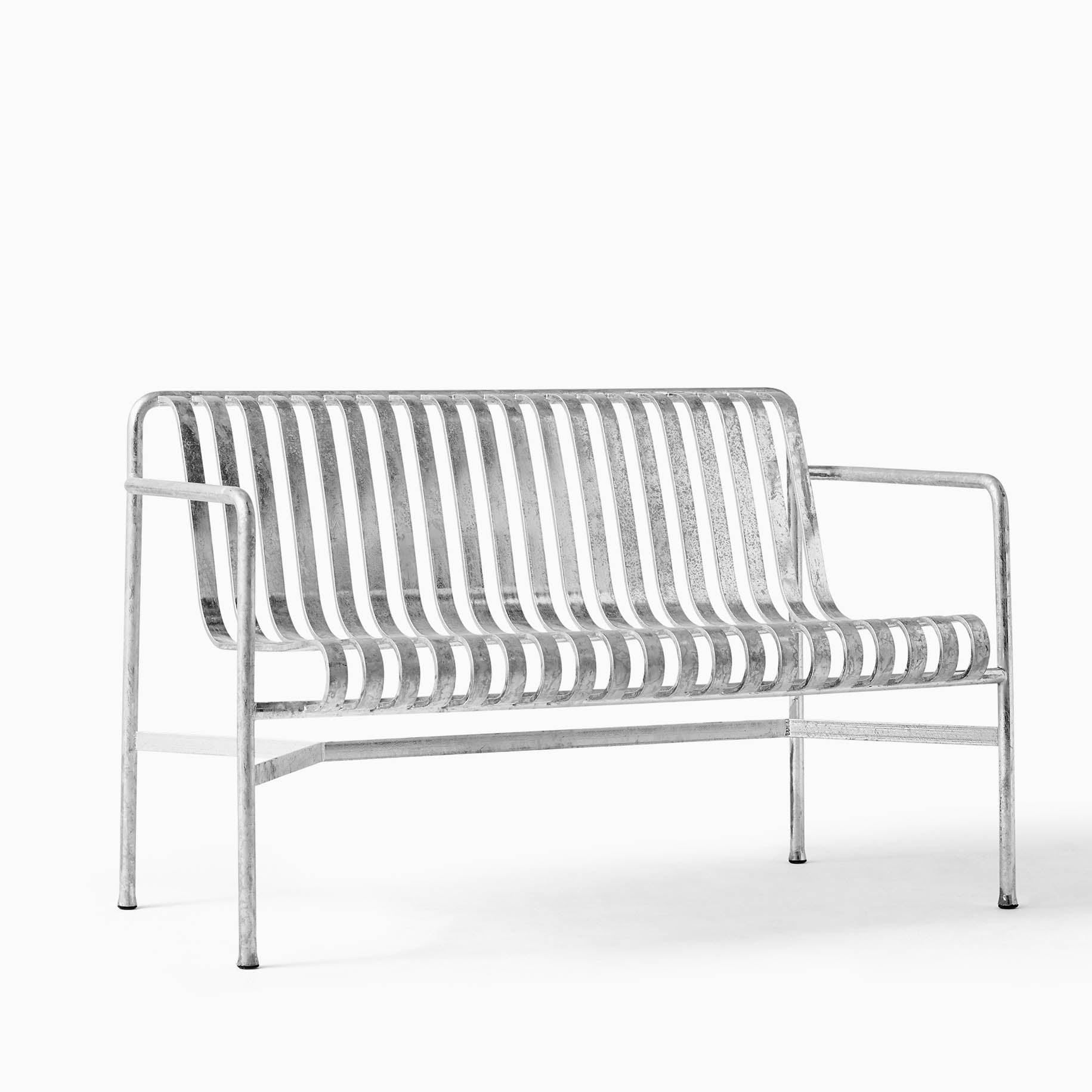 HAY Palissade Dining Bench Galvanised