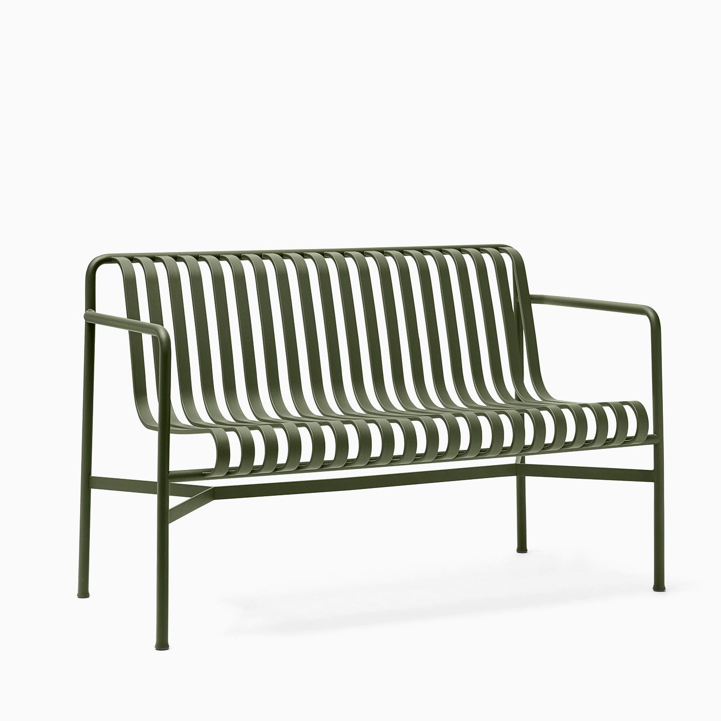 HAY Palissade Dining Bench Olive
