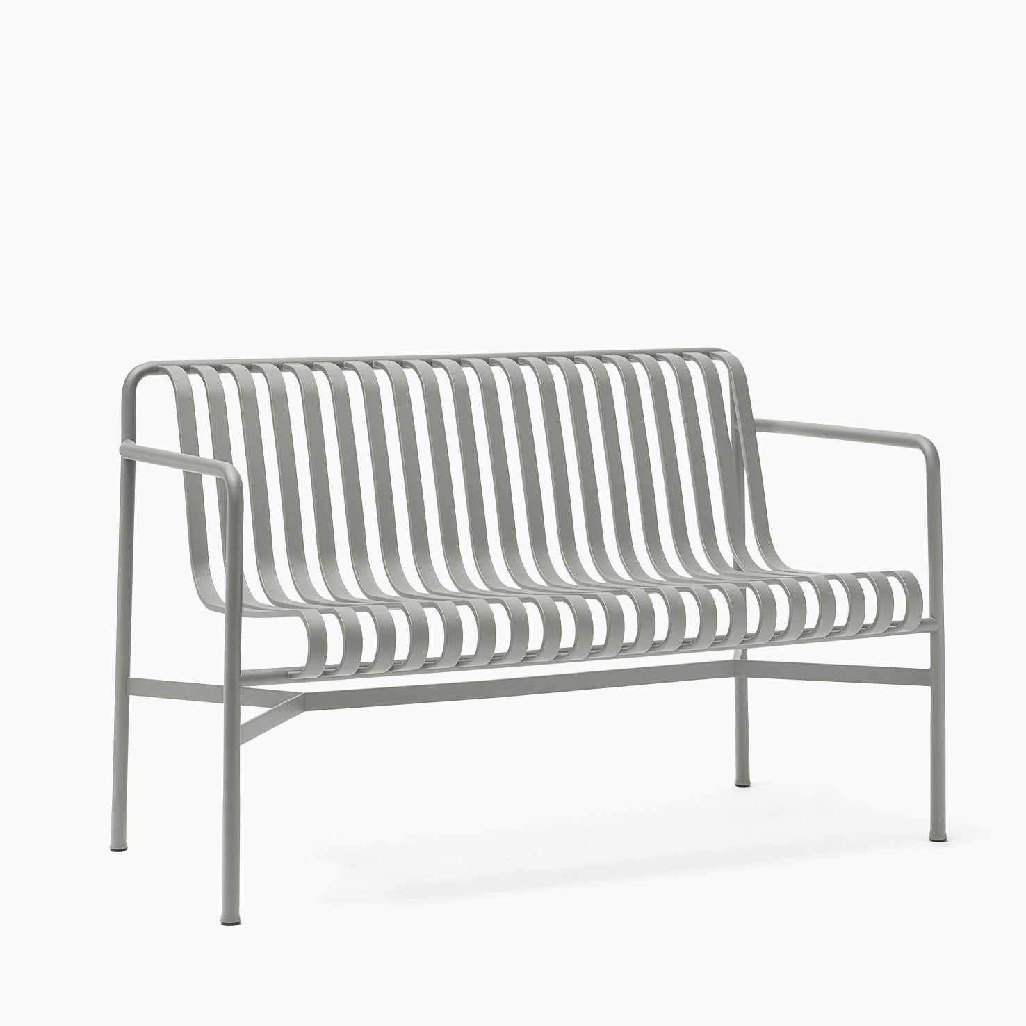 HAY Palissade Dining Bench Sky Grey