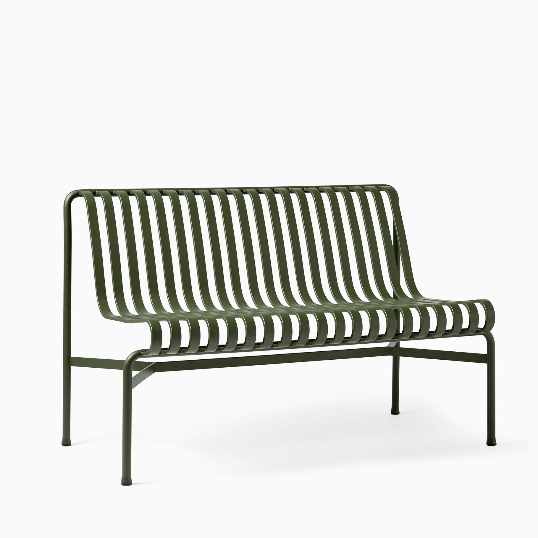 HAY Palissade Dining Bench Without Arms Olive