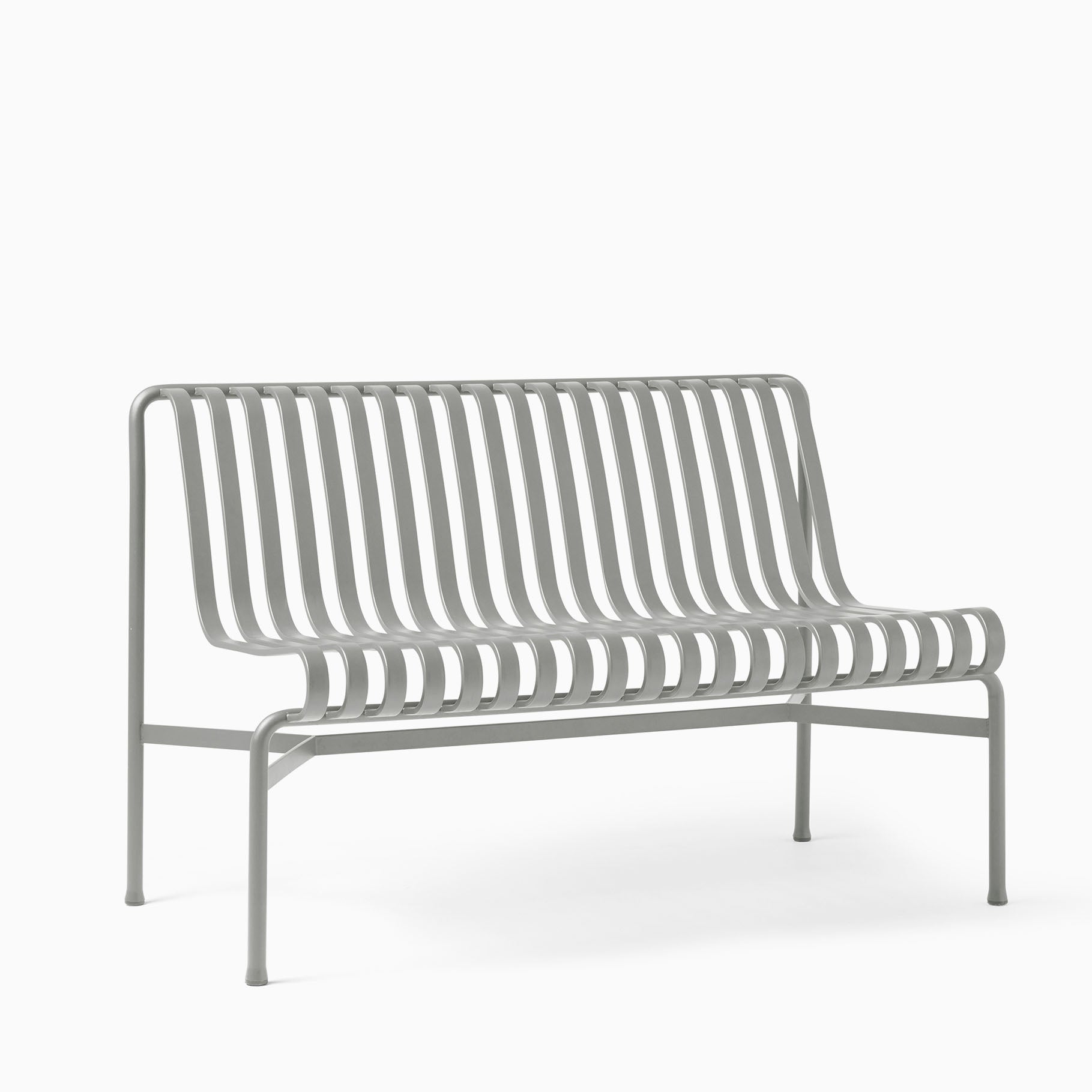 HAY Palissade Dining Bench Without Arms Sky Grey