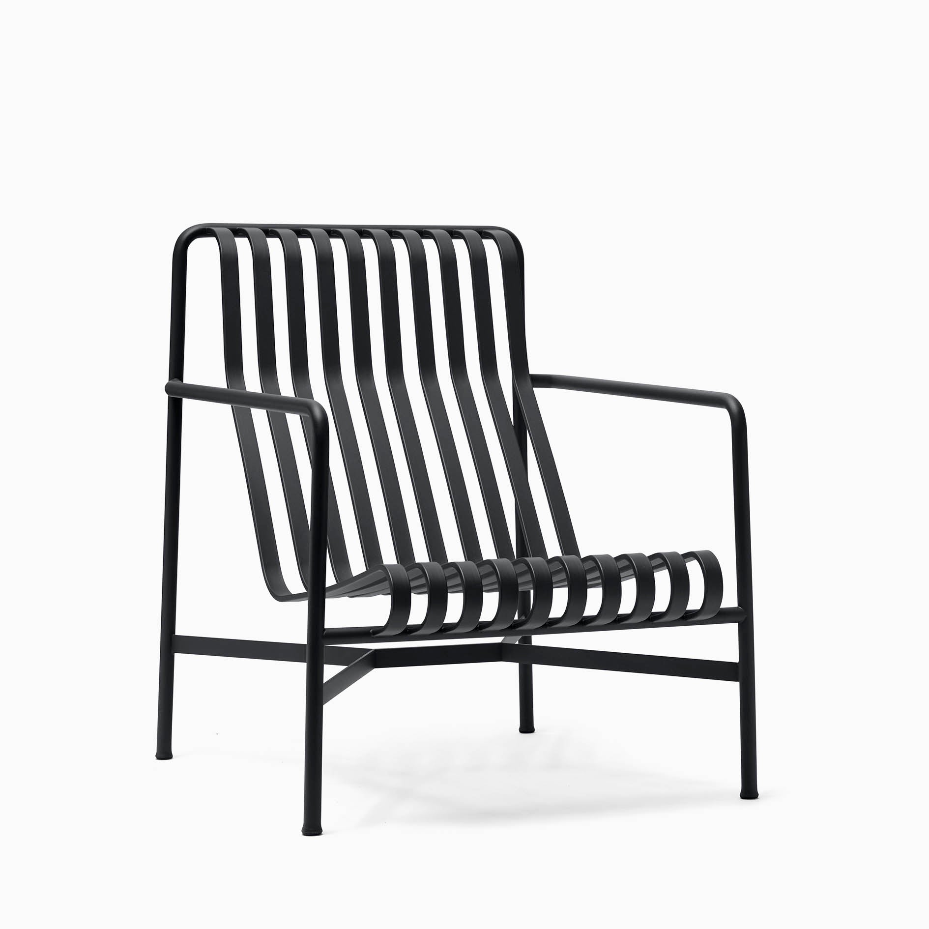 HAY Palissade Lounge CHair High Anthracite