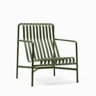 HAY Palissade Lounge Chair High Olive