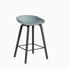 HAY About A Stool AAS32 Dusty Blue Black