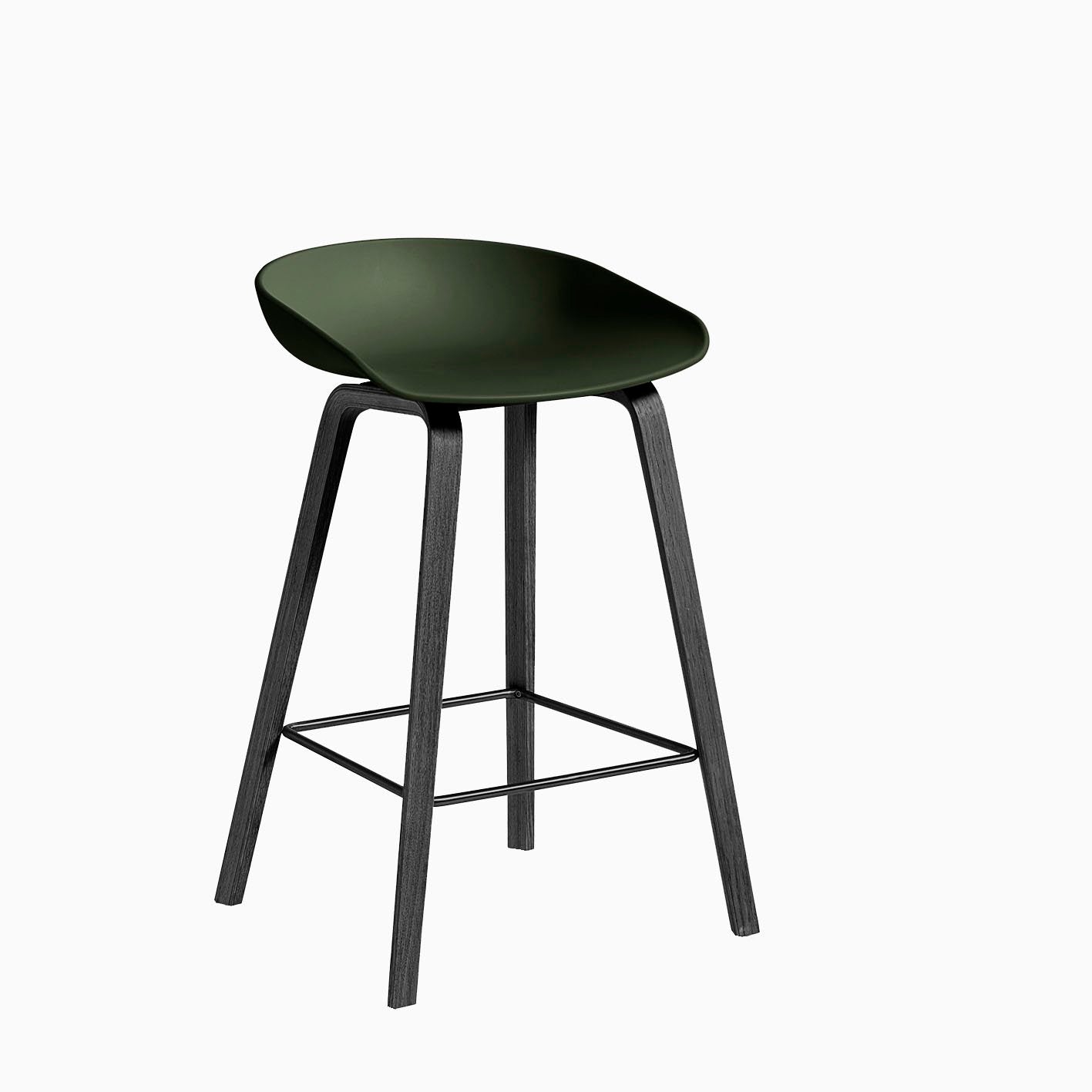 HAY About A Stool AAS32 Forest Green Black