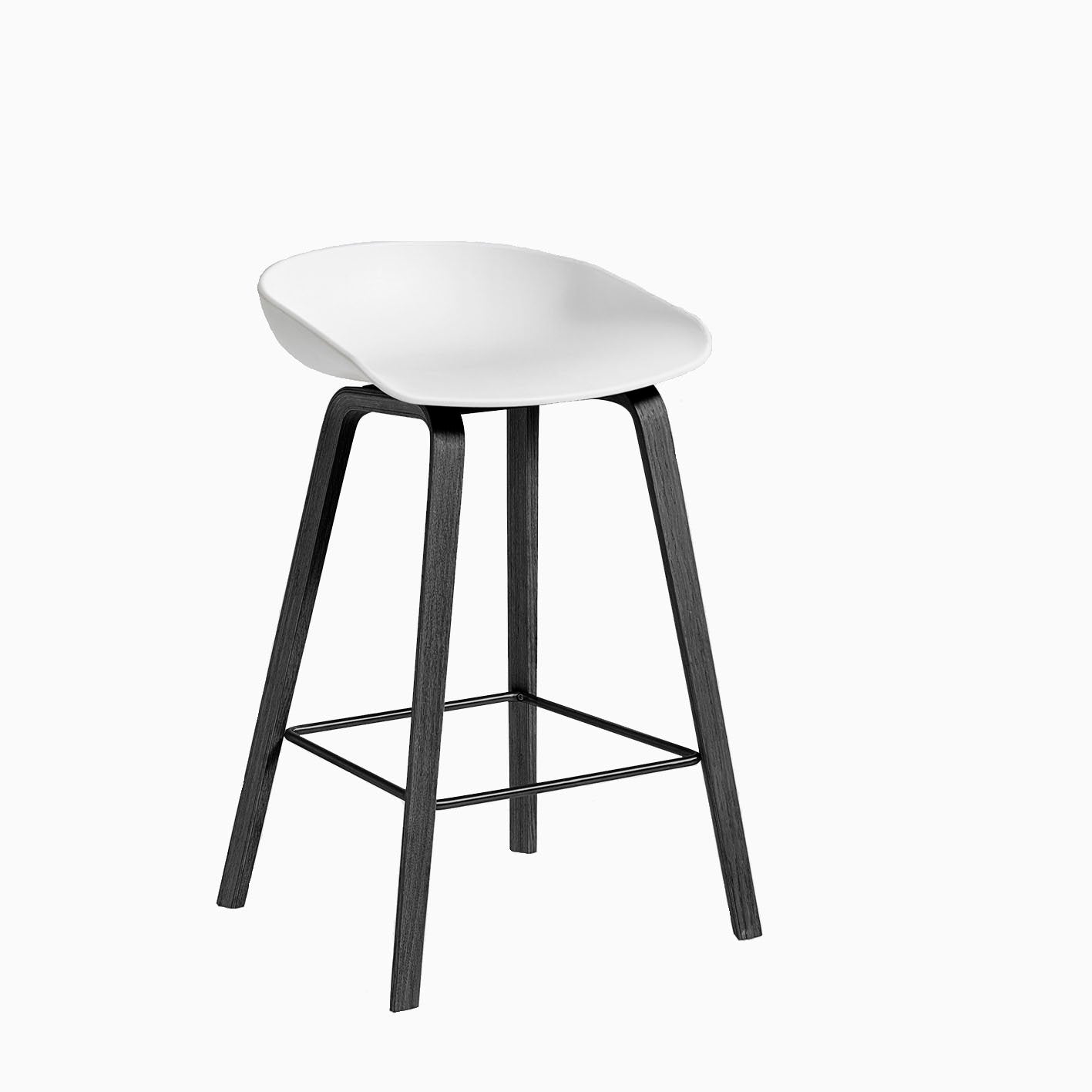 HAY About A Stool AAS32 White Black