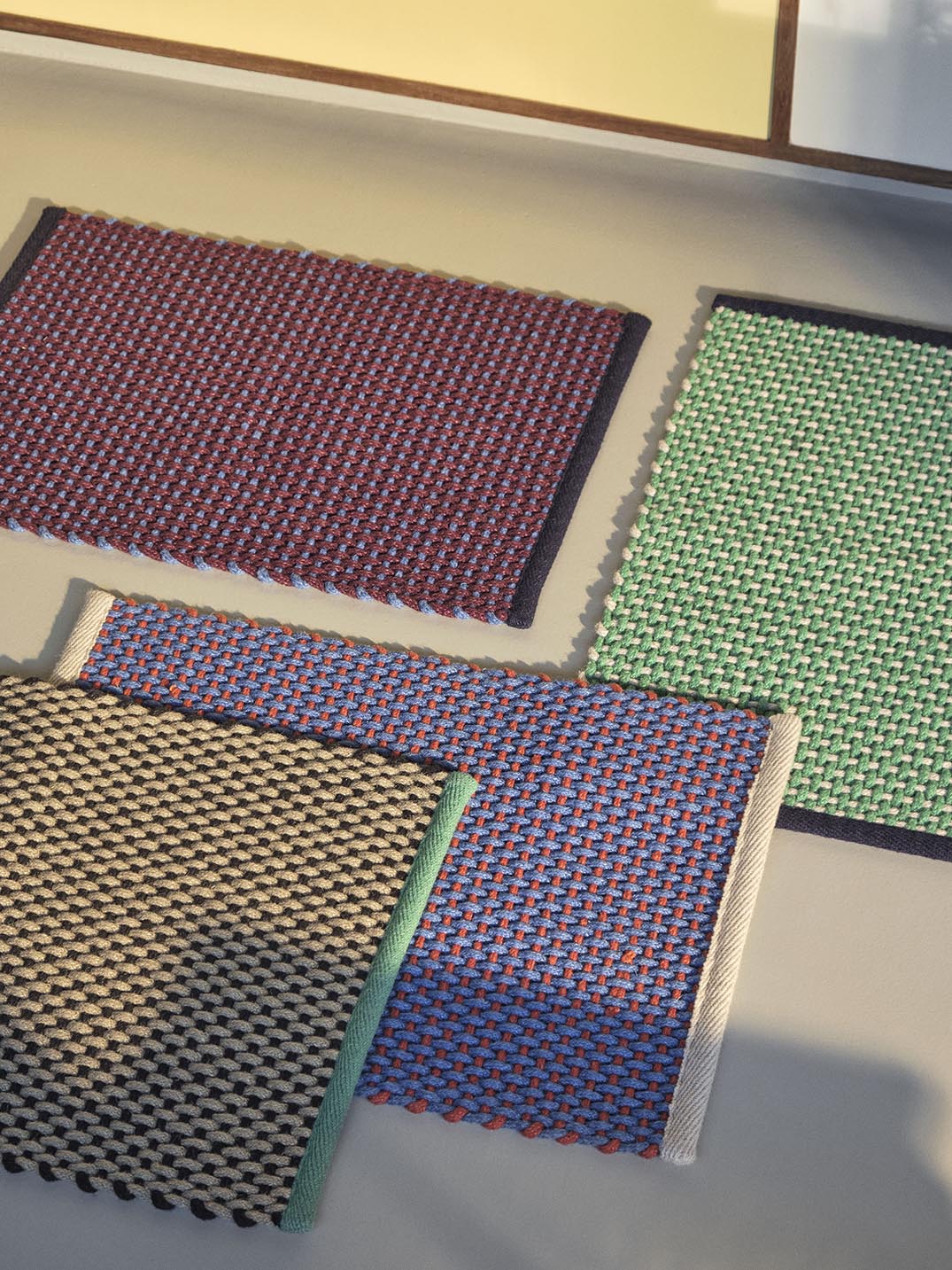 HAY Door Mat Burgundy