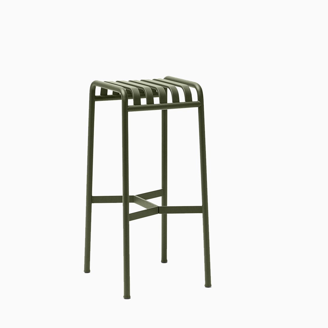 HAY Palissade Bar Stool Olive