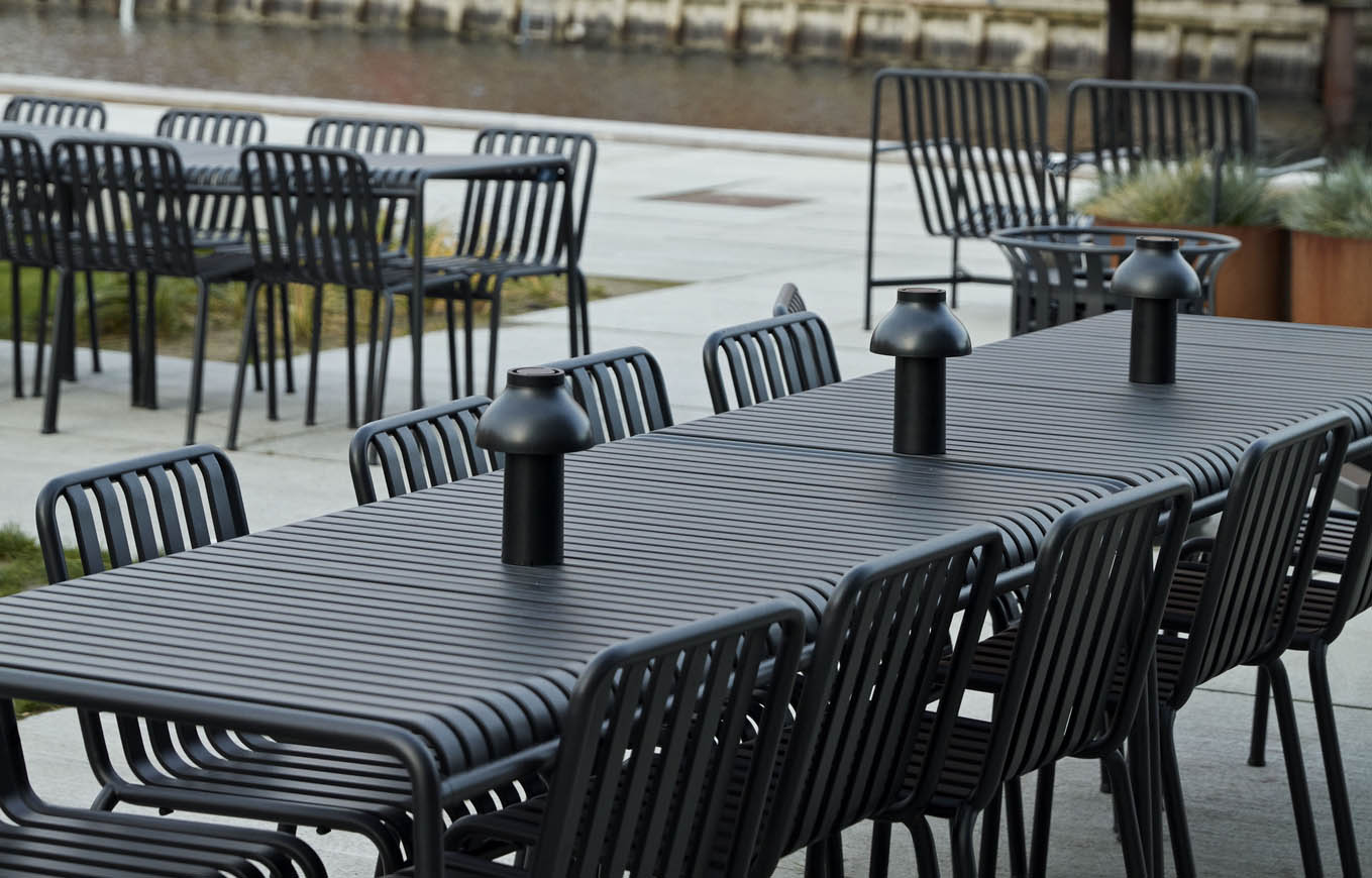 HAY Palissade Table 170cm Anthracite
