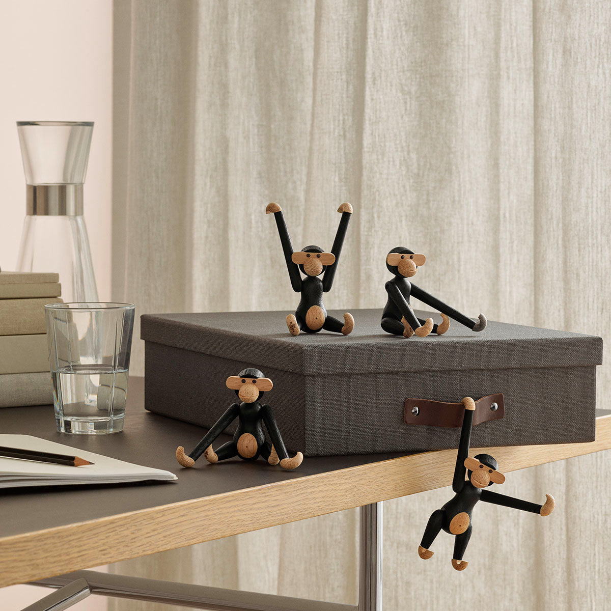 Kay Bojesen Monkey Mini Dark Stained Oak