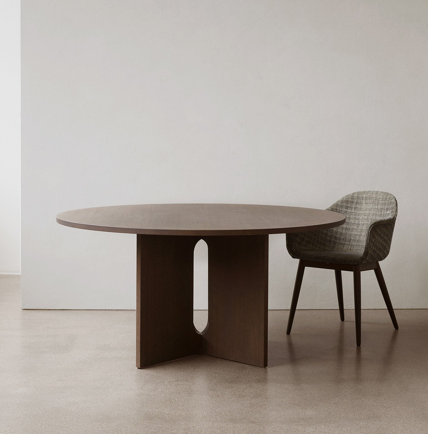Menu Androgyne Dining Table 150cm Dark Stained Oak