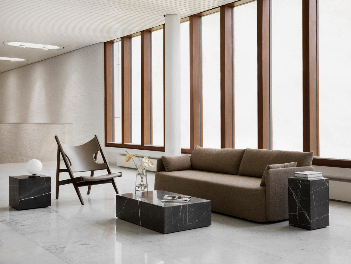 Menu Plinth Cubic Black Marble