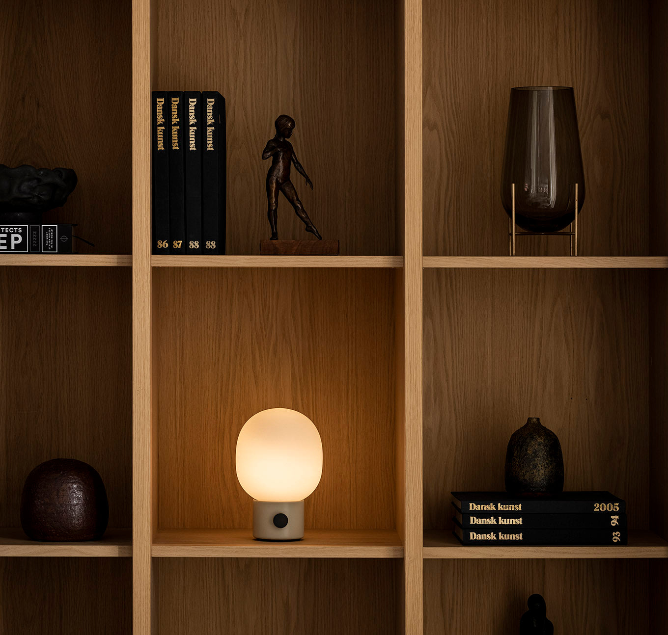 Menu JWDA Table Lamp Portable Alabaster White