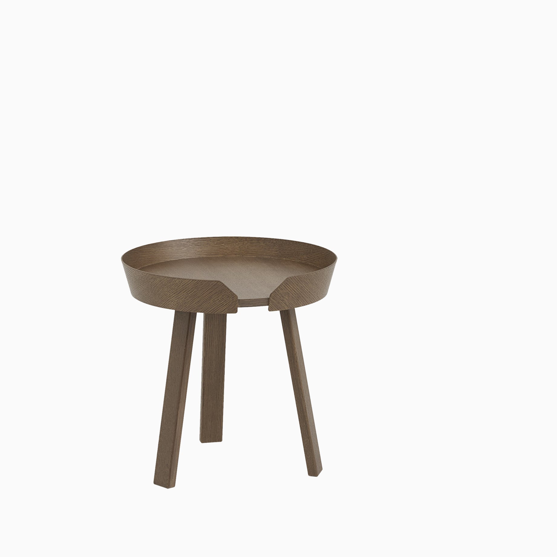 Muuto Around Table Small Stained Dark Brown