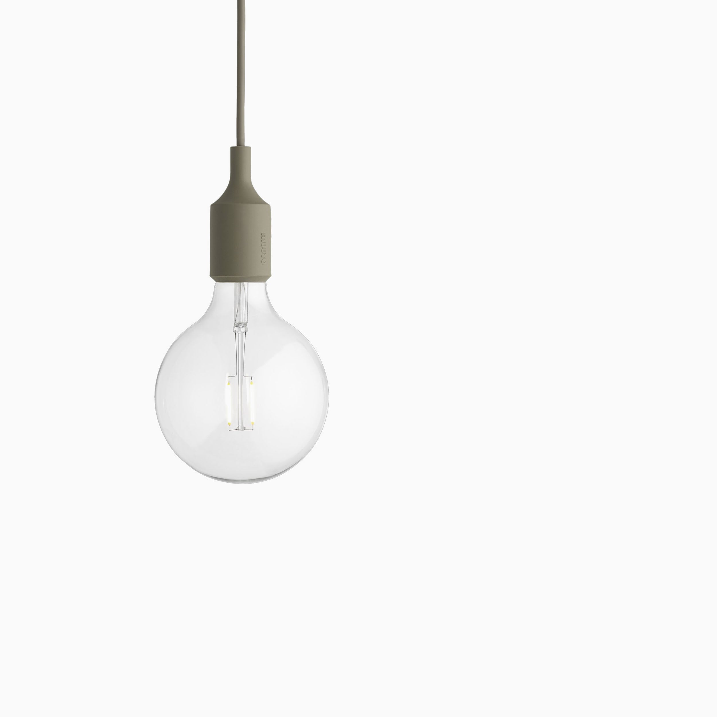 Muuto E27 Pendant Light Olive