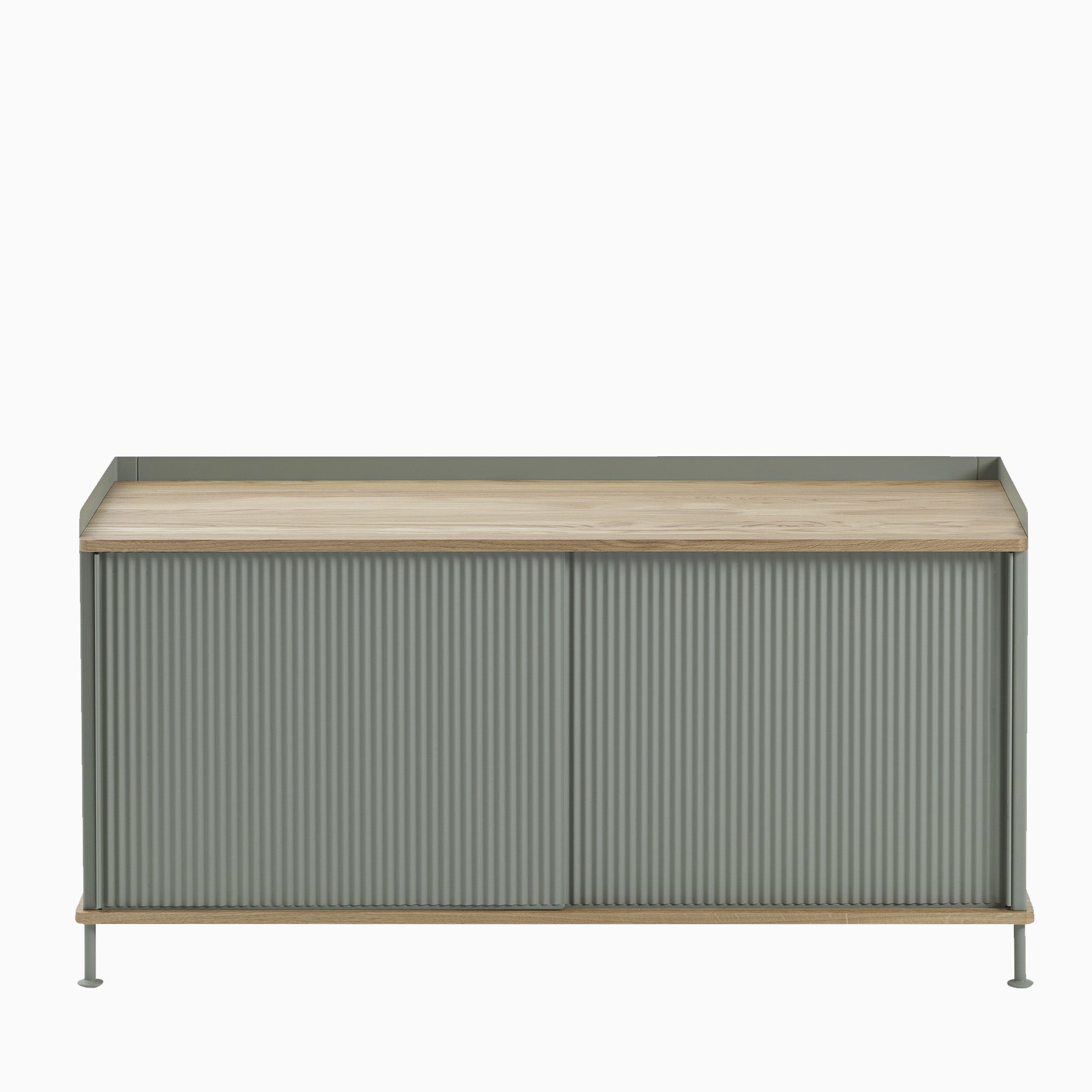 Muuto Enfold Low Oak Dusty Green