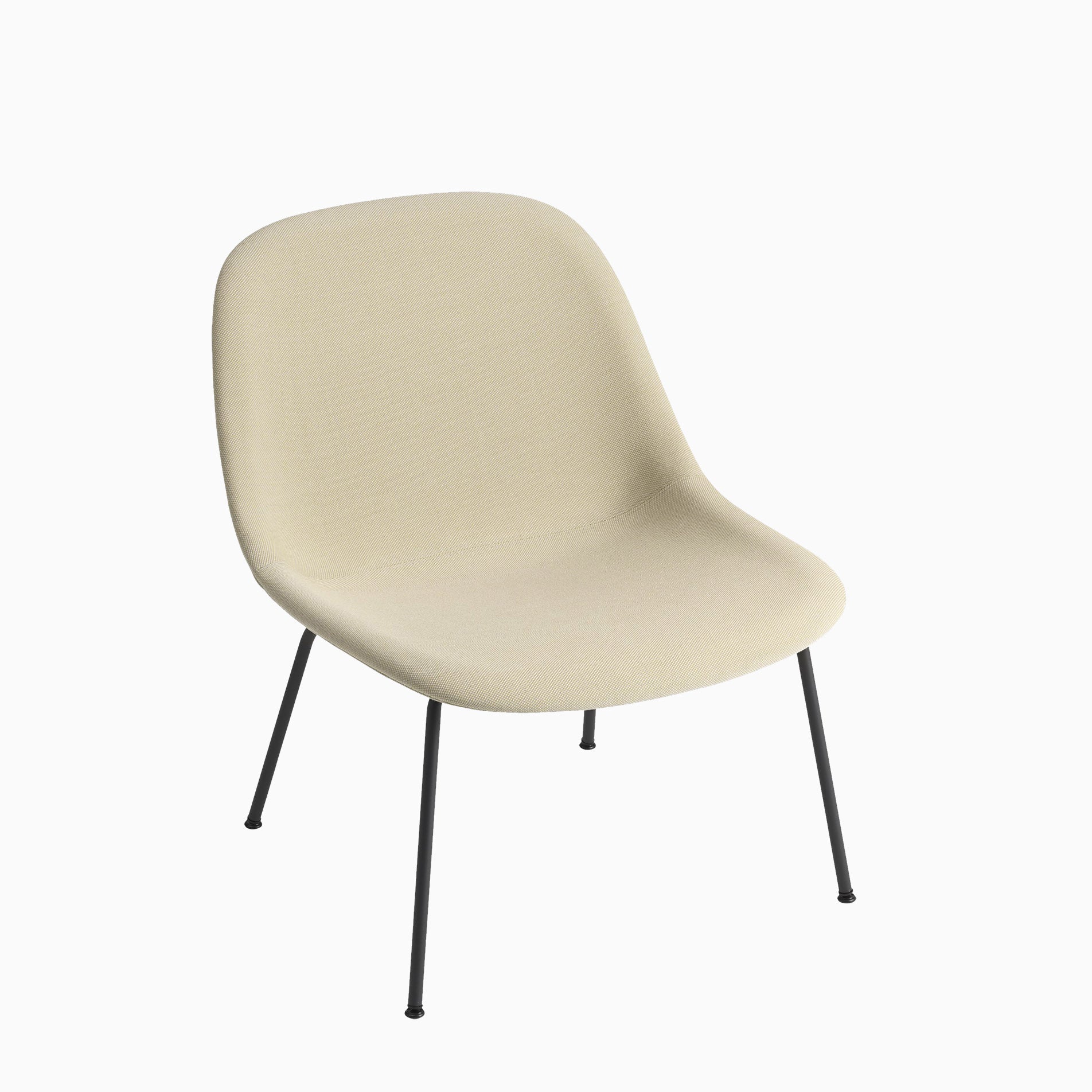 Muuto Fiber Lounge Tube Base Steelcut Trio 236
