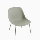 Muuto Fiber Lounge Tube Base Dusty Green