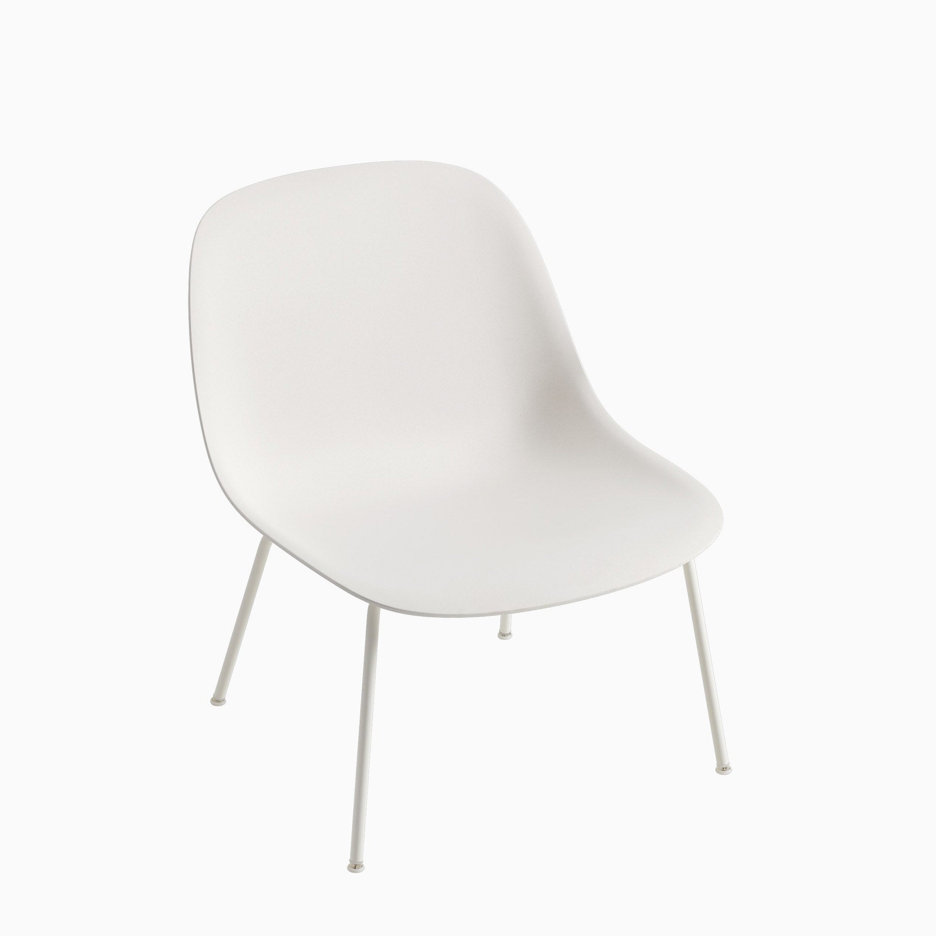 Muuto Fiber Lounge Tube Base White