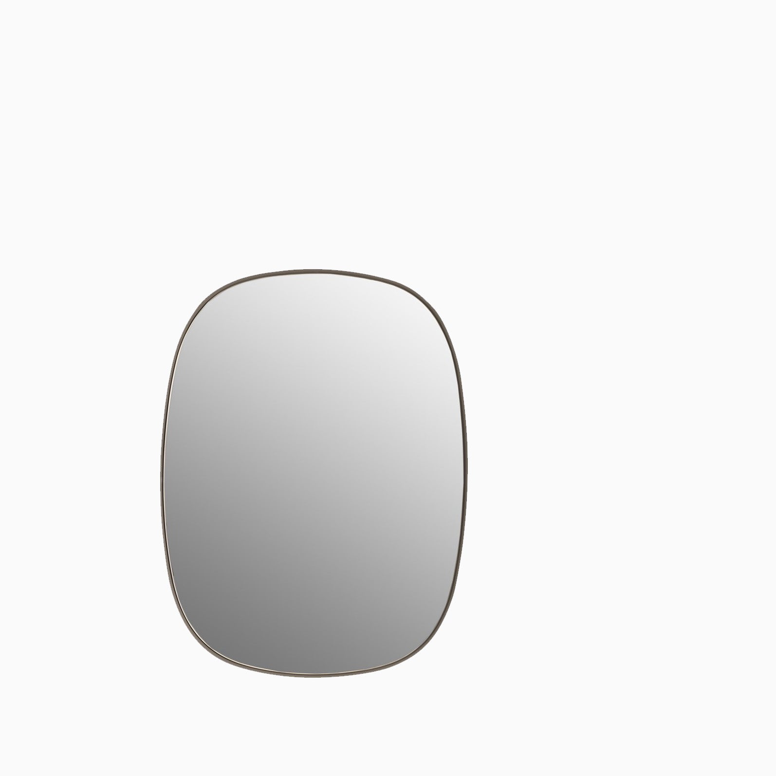 Muuto Framed Mirror Small Taupe Clear